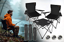 Kemping szett – horgász asztal + két szék
