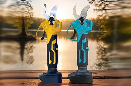 AKKUS kerti metszőolló HAYAMI HA 1040 + 2 akkumulátor