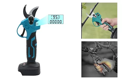 AKKUS kerti metszőolló HAYAMI HA 1040 + 2 akkumulátor