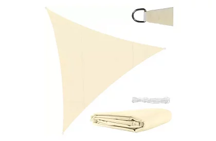 Napernyő napellenző háromszög 3 x 3 x 3 m – Bézs