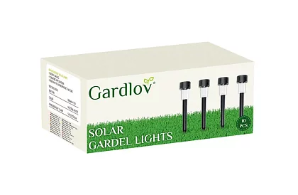 Napelemes kerti lámpák - 10 darabos készlet