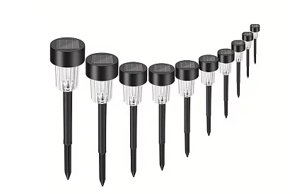 Napelemes kerti lámpák - 10 darabos készlet