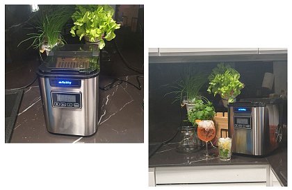 Jégkockakészítő 12 kg/nap – 3 méretű jégkocka, időzítő