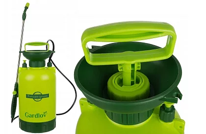 GARDLOV 5 literes kézi nyomáspermetező – kompakt erő a kertjéhez