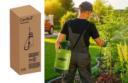 GARDLOV 8 literes kézi nyomáspermetező – maximális hatótáv és kényelem