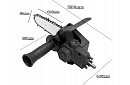 Adapter láncfűrész 6 col – Változtassa fúrógépét fűrésszé