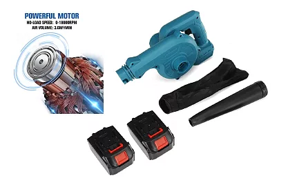 AKKUS lombfúvó – lombszívó + 2 akkumulátor HAYAMI 1045