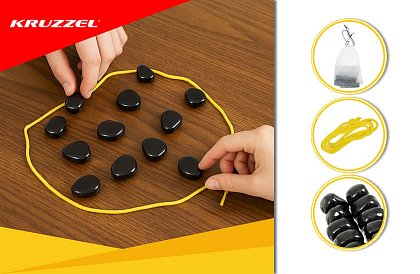 Mágneses kövek 40 db – Ügyességi és logikai játék tele izgalommal
