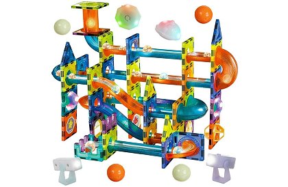 Oktatási mágneses 3D építőkészlet – 110 darab