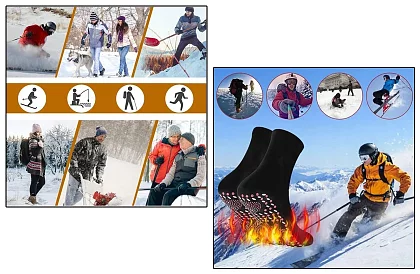 Önmelegítő zokni turmalinnal – 5 pár