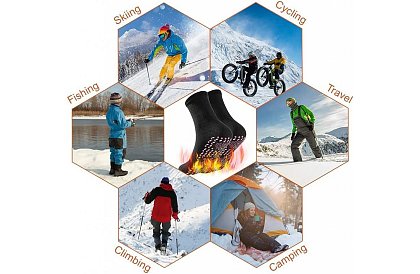 Önmelegítő zokni turmalinnal – 5 pár