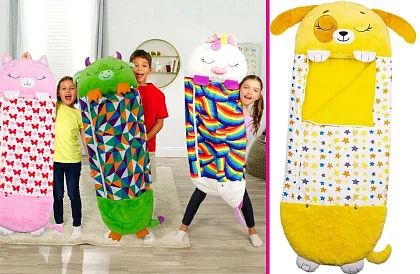 Gyerek hálózsák 3 az 1-ben állatos dizájnban