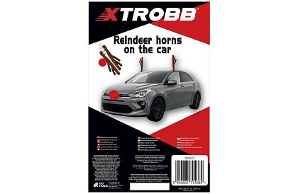 Rénszarvak és orr – dekoráció az autójához