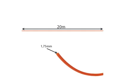 PLA filamentek – 20 db x 20 m – színek keveréke
