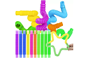 Pop Pipes – rugalmas csövek – 10 darab
