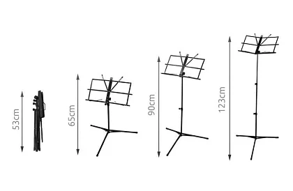 Állvány a kottafüzethez