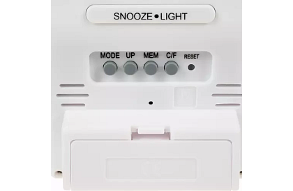 Digitális óra hőmérővel és páratartalom-mérővel