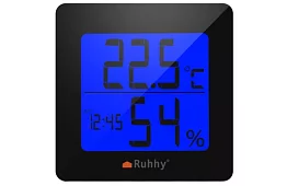 Digitális óra hőmérővel és páratartalom-mérővel