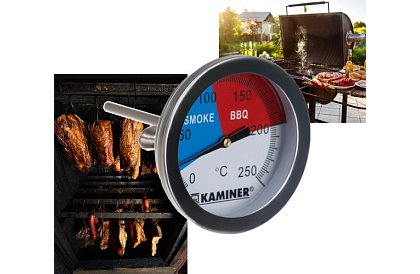 Grill- és füstölőhőmérő