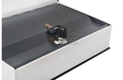 Könyv alakú széf - könyvbe rejtett széf