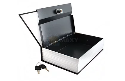 Könyv alakú széf - könyvbe rejtett széf
