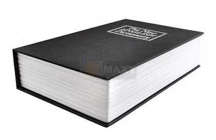 Könyv alakú széf - könyvbe rejtett széf