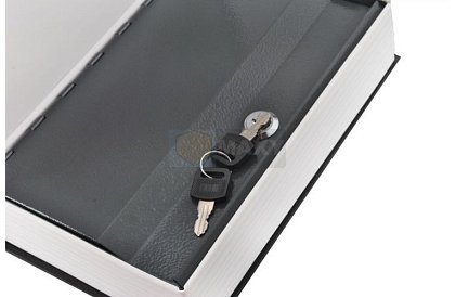 Könyv alakú széf - könyvbe rejtett széf