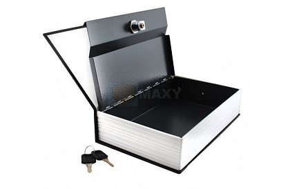 Könyv alakú széf - könyvbe rejtett széf