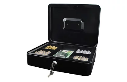 Nagy fém pénzes doboz