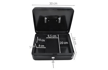 Nagy fém pénzes doboz