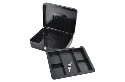 Nagy fém pénzes doboz