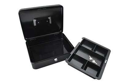 Nagy fém pénzes doboz