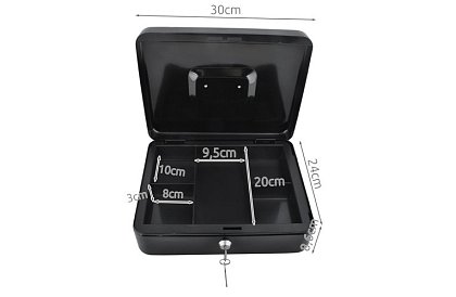 Nagy fém pénzes doboz