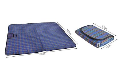 Vízálló piknik szőnyeg - kék