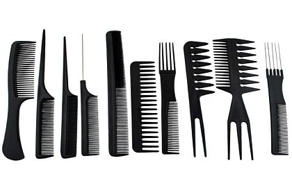 Professzionális fésűk - 10 darabos készlet