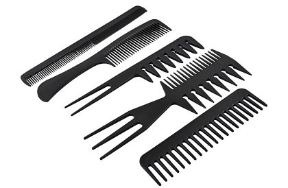 Professzionális fésűk - 10 darabos készlet