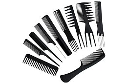 Professzionális fésűk - 10 darabos készlet