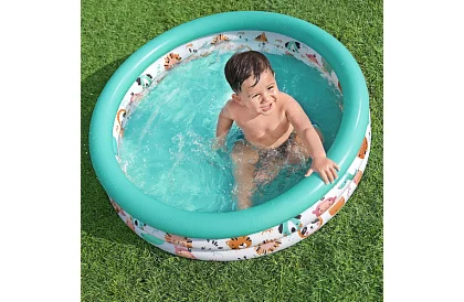 Színes felfújható gyerekmedence 102×25 cm – Bestway 51008