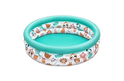 Színes felfújható gyerekmedence 102×25 cm – Bestway 51008