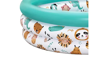 Színes felfújható gyerekmedence 102×25 cm – Bestway 51008