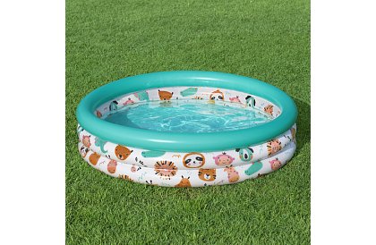 Színes felfújható gyerekmedence 102×25 cm – Bestway 51008