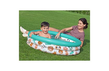 Színes felfújható gyerekmedence 102×25 cm – Bestway 51008