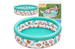 Színes felfújható gyerekmedence 102×25 cm – Bestway 51008