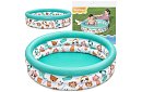 Színes felfújható gyerekmedence 102×25 cm – Bestway 51008