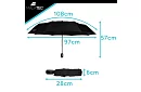 Nagy összecsukható szélálló esernyő Malatec – gyors nyitás