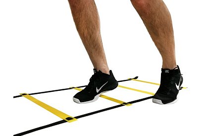 Gyakorló koordinációs létra – állítható, 12 fokkal, táskával