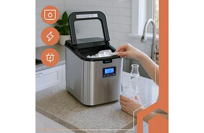 Jégkocka készítő – 3 méret LCD kijelzővel