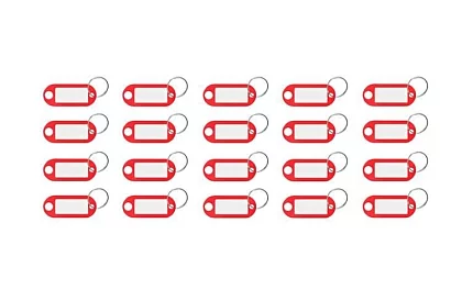 Kulcstartók az egyszerű azonosításhoz – 100 db, színes