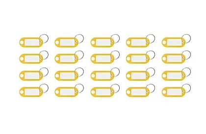 Kulcstartók az egyszerű azonosításhoz – 100 db, színes