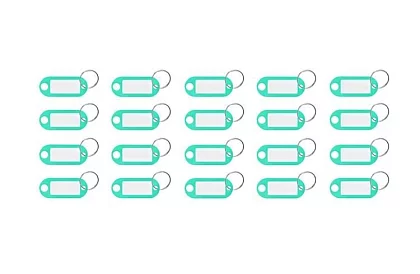 Kulcstartók az egyszerű azonosításhoz – 100 db, színes